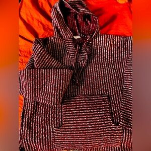Vel-Mex hoodie. Maroon/white. Never worn.